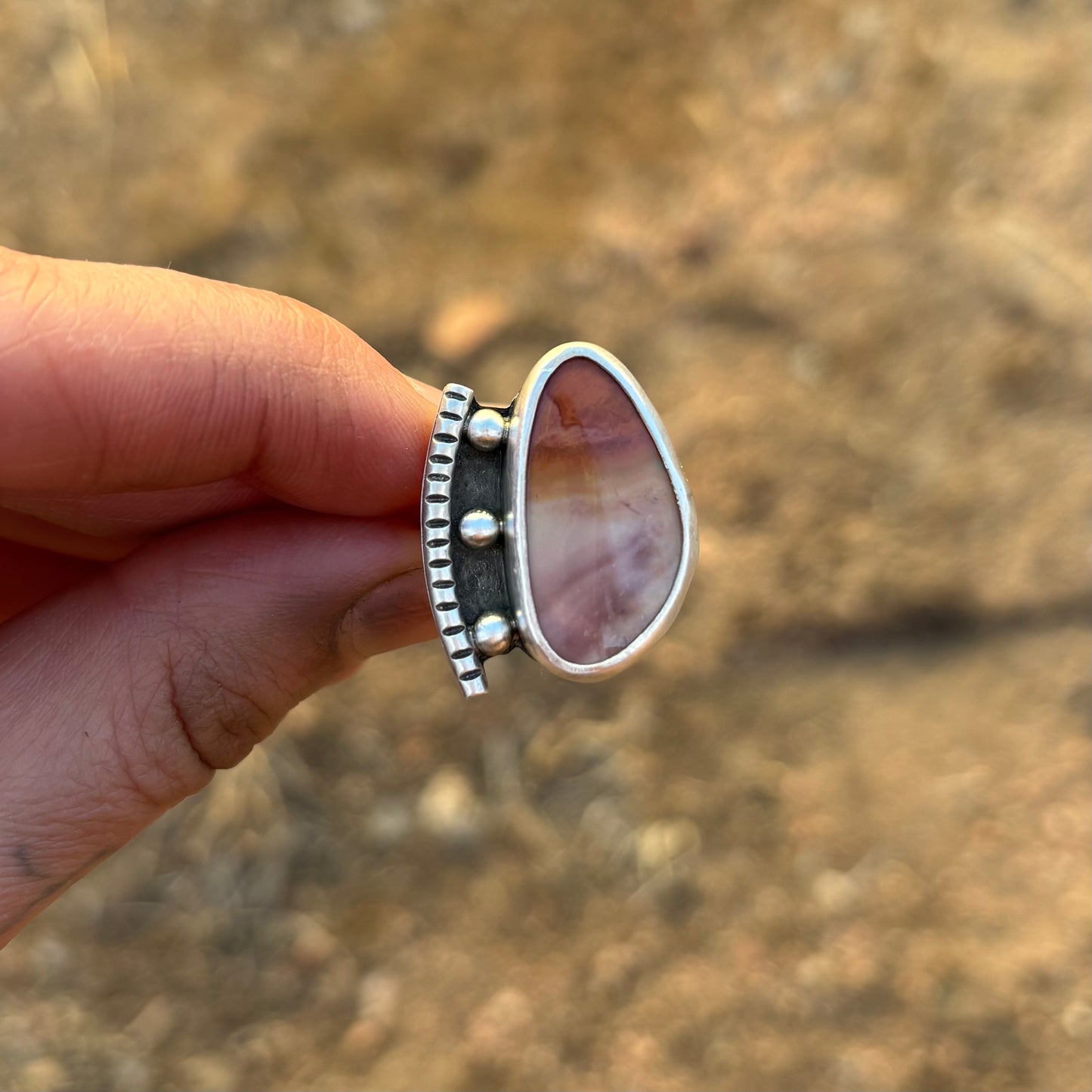 Polychrome Jasper Ring